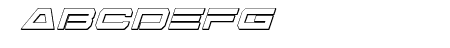 Free Agent Bold 3D Italic