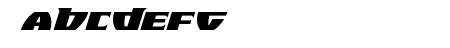 Black Bishop Italic