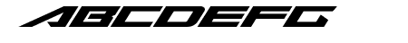 Tarrget Expanded Italic