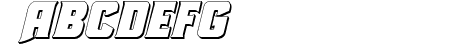 Union Gray 3D Italic