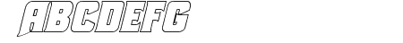 Union Gray Outline Italic