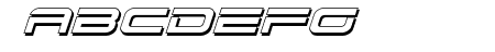 Dodger 3D Italic