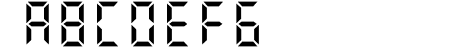 Digital Numbers