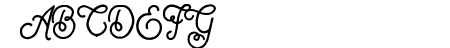 Sortdecai Cursive Wild Sc