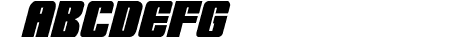 Mobile Infantry Italic