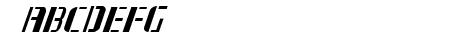 Jetway Condensed Italic