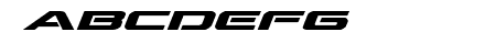 Outrider Bold Italic