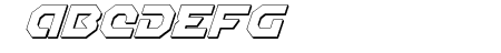 Gunner Storm 3D Italic