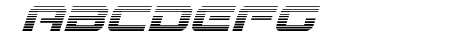 Gunship Gradient Italic