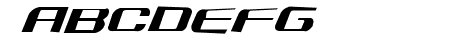 SDF Jagged Italic
