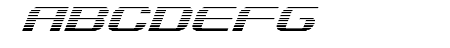 SDF Gradient Italic