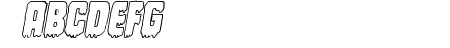 Deathblood Outline Italic