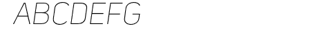 UniSansThinItalicCAPS