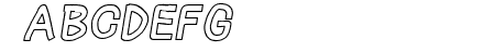 Pinstriping Tape Italic
