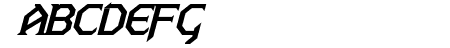 Warlords Bold Italic