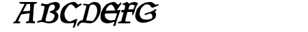 Planewalker Bold Italic