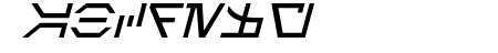 Aurebesh Italic