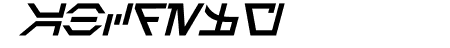 Aurebesh Bold Italic