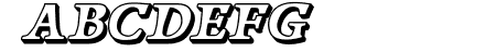 Papillons Outline Italic