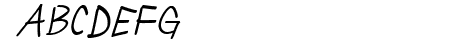 Silly Games Thin Italic
