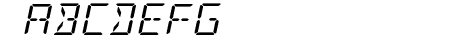 LED Sled Expanded Italic