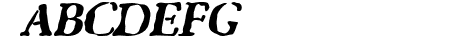 GhostTown BlackItalic
