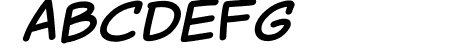 Canted Comic Bold