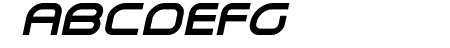 Planetium-X Bold Italic D