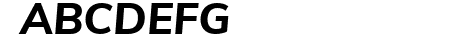 Nunito Sans ExtraBold Ita