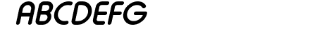 Typo Round Bold Italic De