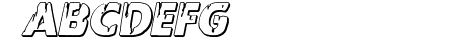 Red Undead Shadow Italic