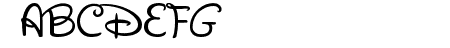 New Walt Disney Font Regu