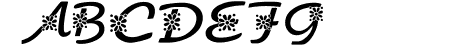KR Floral Script