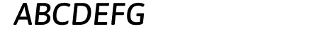 Asap Medium Italic