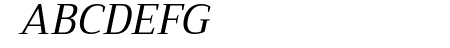 Trirong Italic