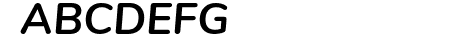 Nunito Bold Italic