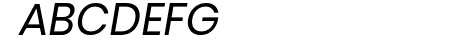 Poppins Italic