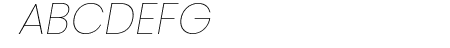Poppins Thin Italic