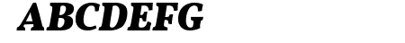 Vollkorn Black Italic
