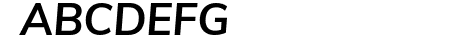 Muli Bold Italic