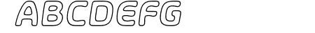 SHA Outline Italic
