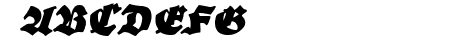 Grobe Plakat Fraktur