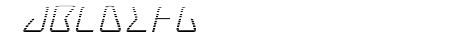 Tracer Gradient Italic