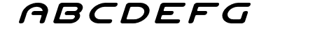 Planet N Expanded Italic