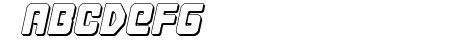 Cyborg Rooster 3D Italic