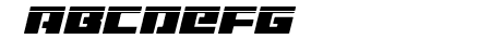 Turbo Charge Laser Italic