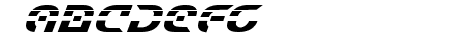 Starfighter Laser Italic