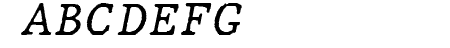 JMHTypewritermono-Italic