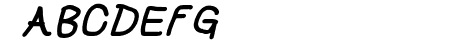 HoneyBee Black Italic