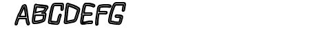 Squarish Fog Italic